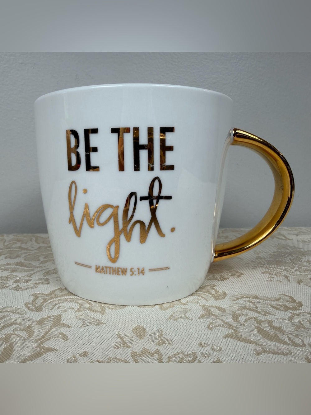 Slant Collections Be The Light Coffee Mug Matthew 5:14